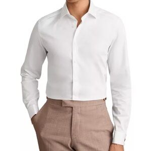 Reiss Crisp White Dress Shirt REISS
Remote Slim Fit Dress Shirt Size XL